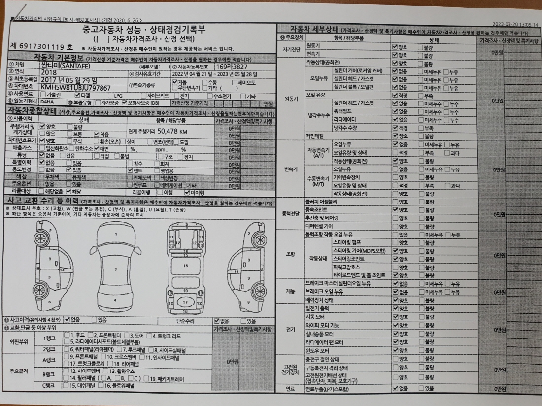 현대 싼타페 싼타페DM 더 프라임